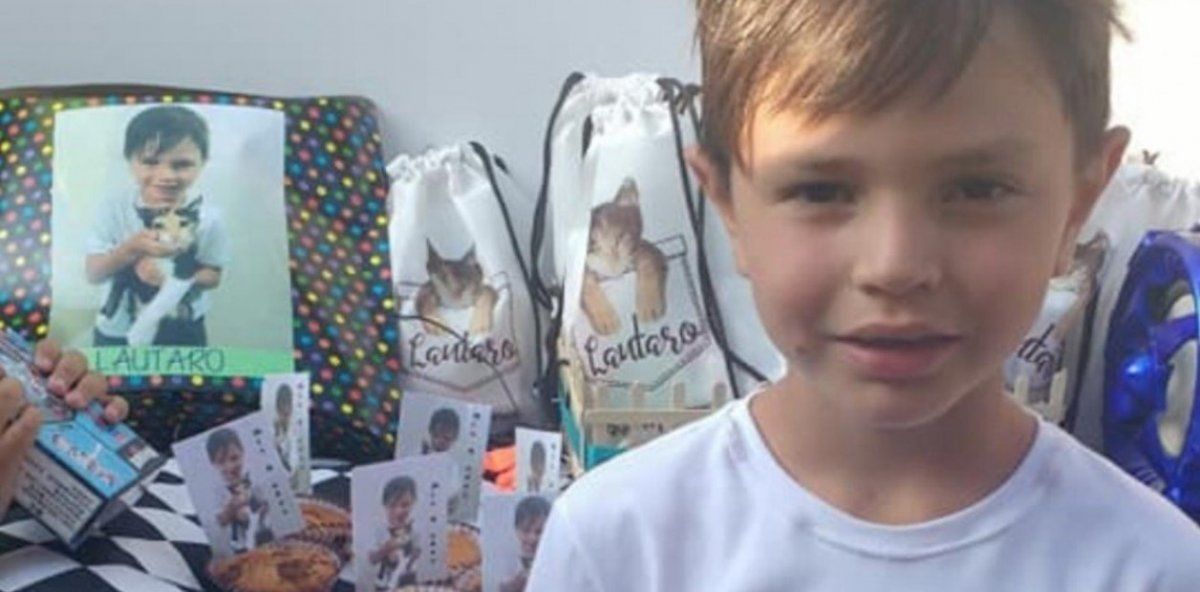 El niño que eligió cómo temática de su cumple su propia gata