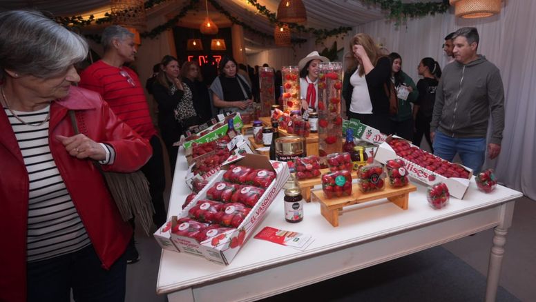 Coronda se viste de rojo para celebrar su histórica Fiesta de la Frutilla: color, música y sabor