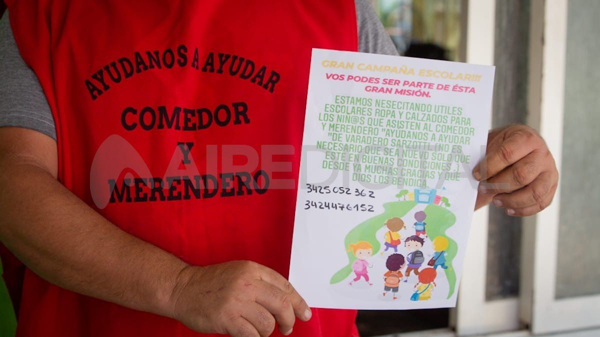 Las donaciones se pueden acercar al comedor, o coordinar para la entrega.