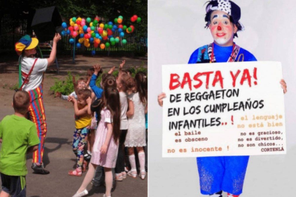 Payaso lanza campaña para eliminar el reggaetón de fiestas infantiles
