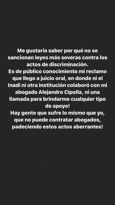 El anuncio de More en sus historias.