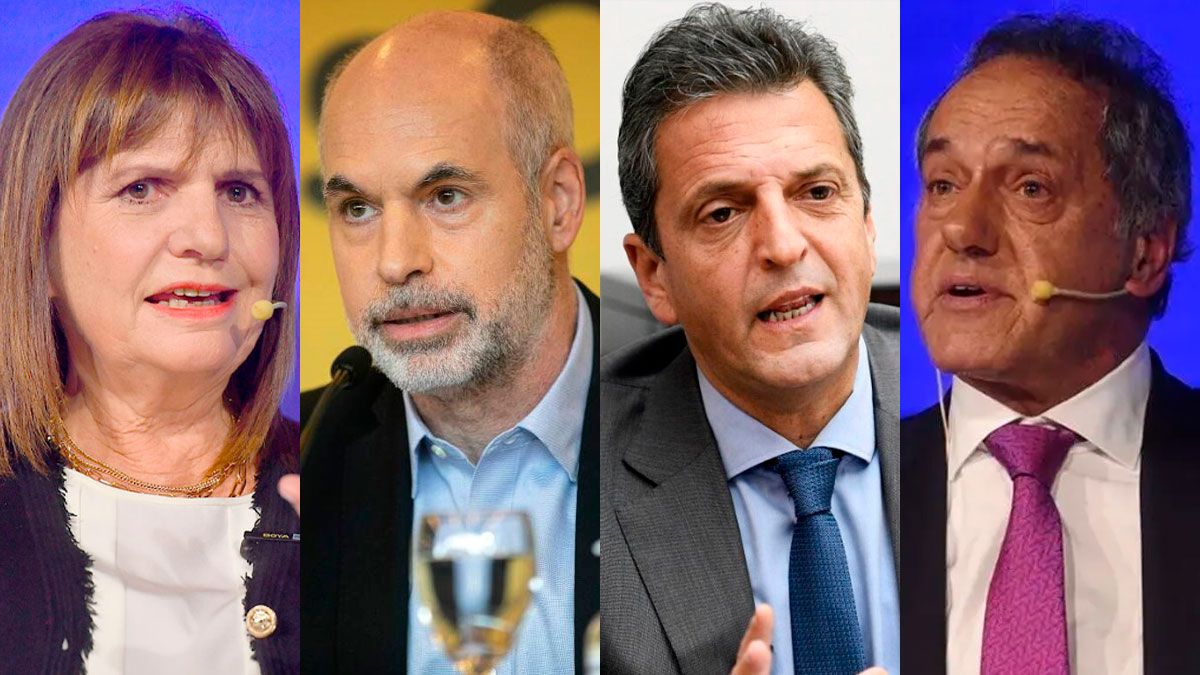 Patricia Bullrich y Horacio Rodríguez Larreta (Juntos por el Cambio)