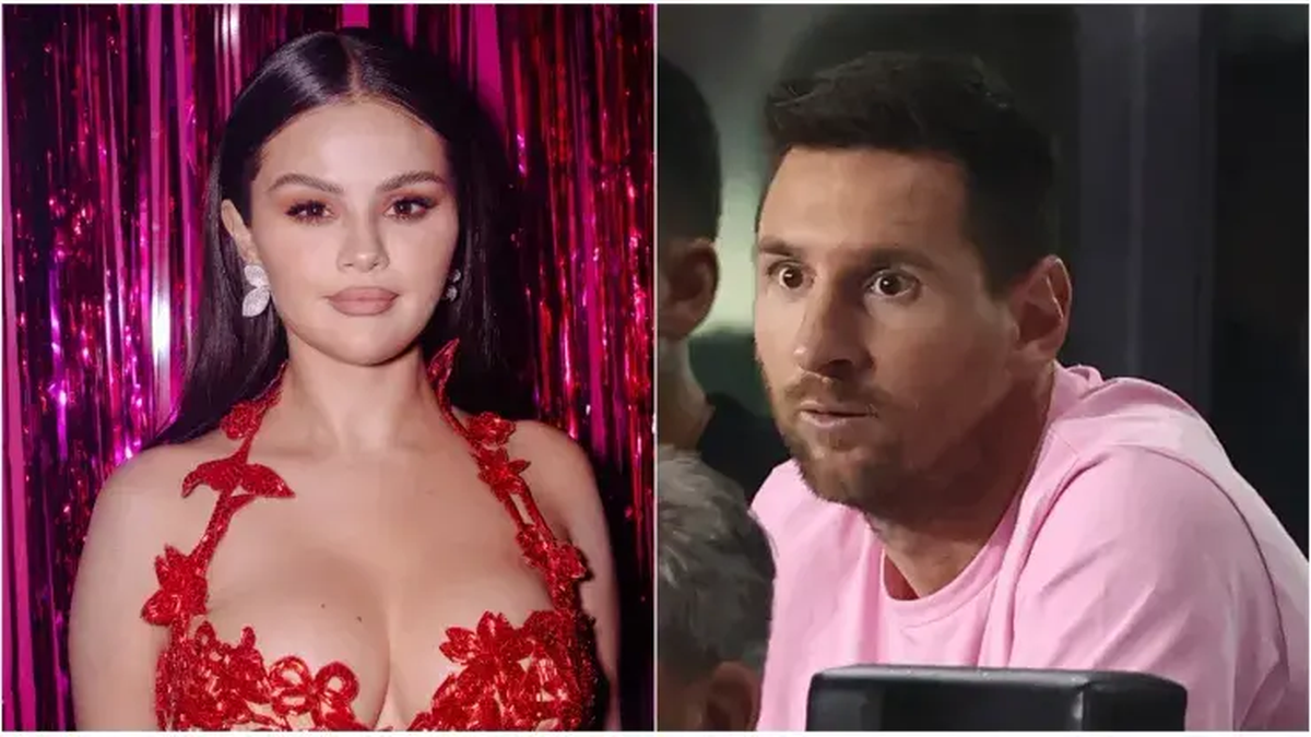 Selena Gómez y Lionel Messi. Selena Gómez y Lionel Messi.