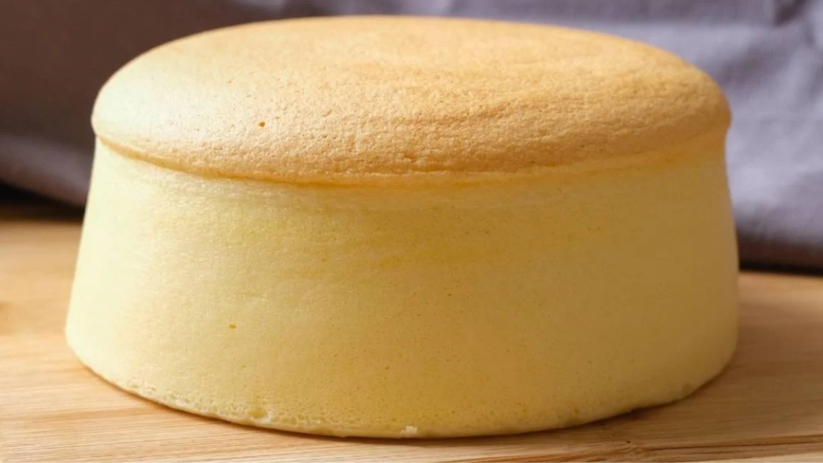 Torta nube de limón sin azúcar ni harina.
