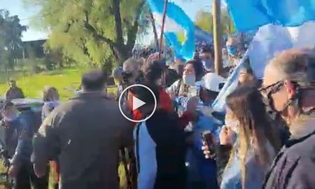 El momento quedó registrado en un video. El momento quedó registrado en un video.