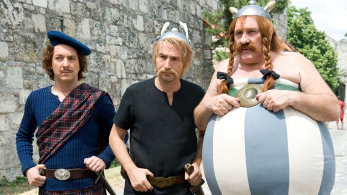 Gérard Depardieu en Astérix y Obélix Gérard Depardieu en Astérix y Obélix