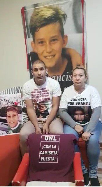 El conmovedor pedido de apoyo de los padres de Fran Sueldo para que Lascurain no sea excarcelado
