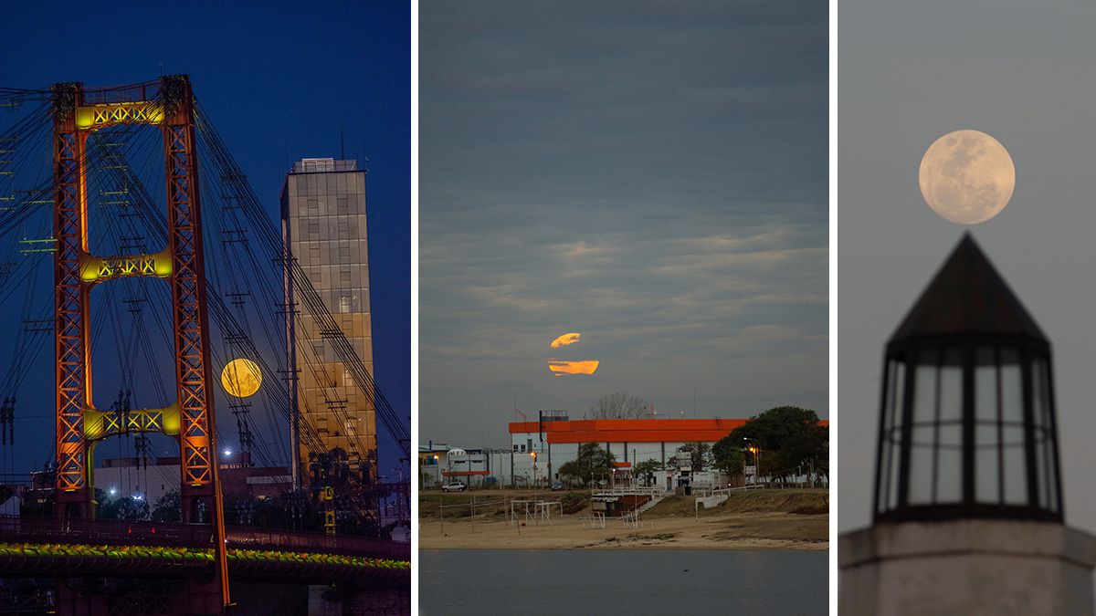 Las mejores postales de Santa Fe con la Luna y el Sol de protagonistas