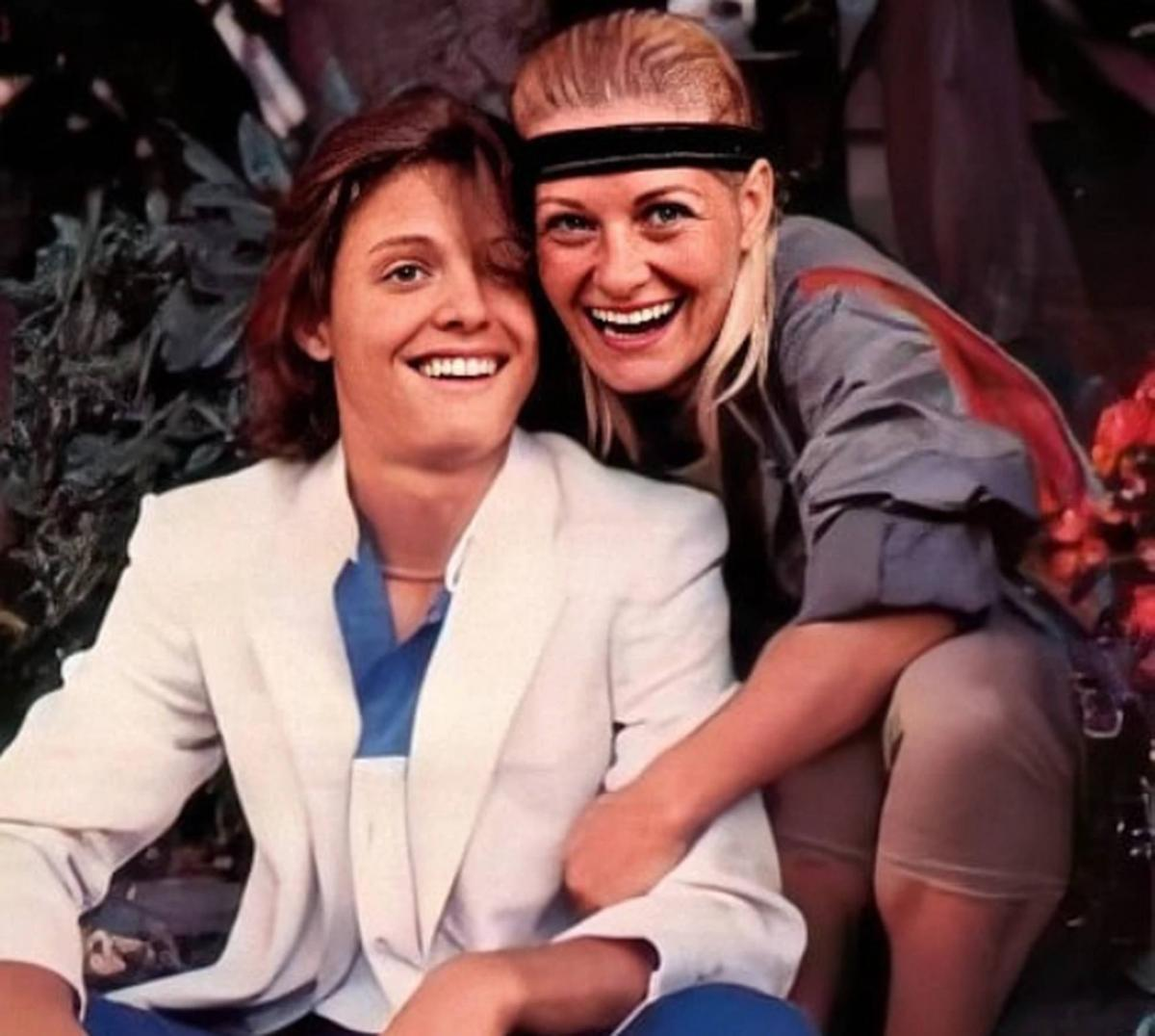 Luis Miguel y Marcela Basteri.