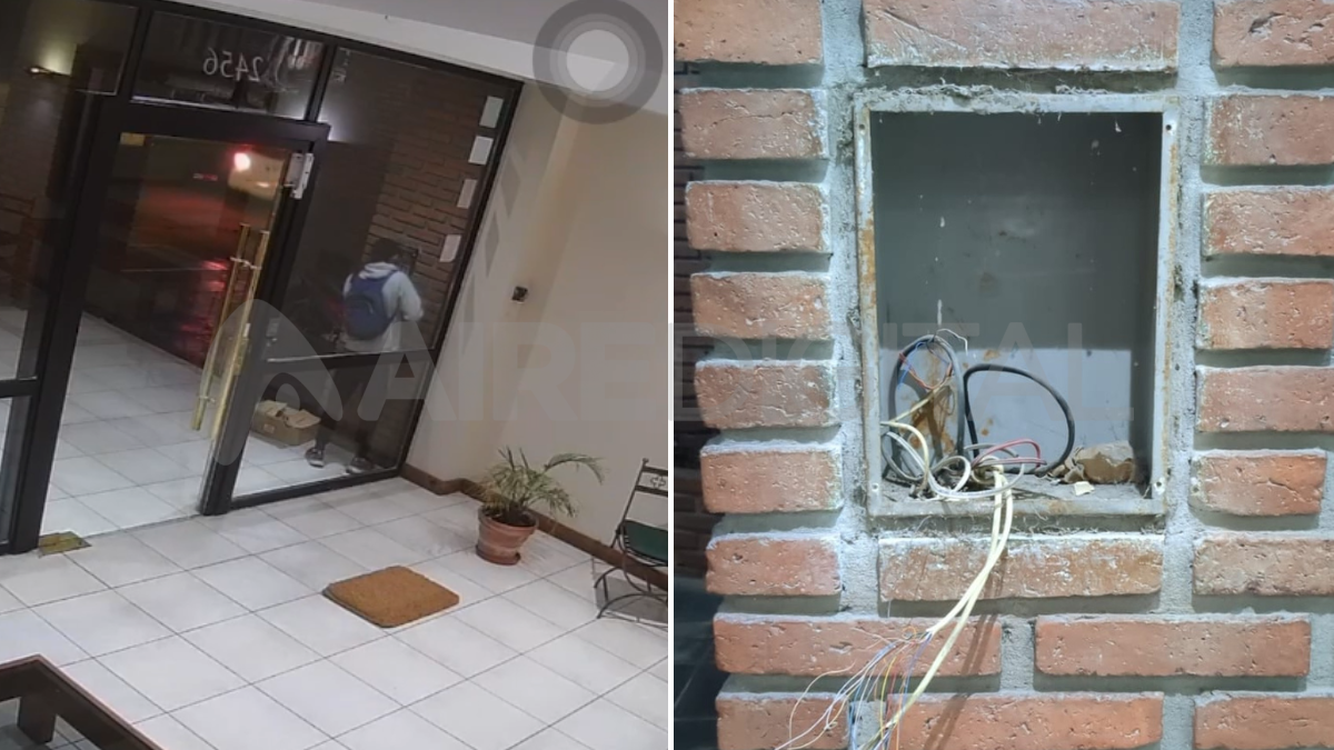 El robo se produjo en un edificio ubicado en calle 3 de Febrero al 2400