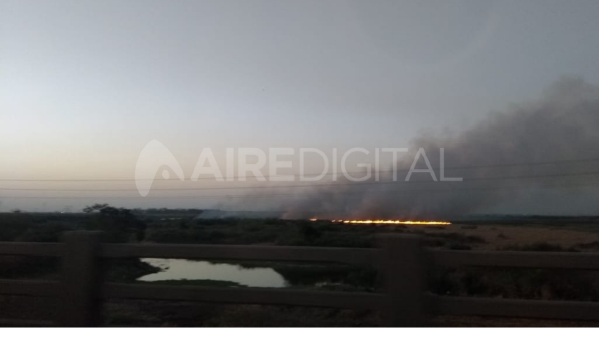 El humo constante ocasionó problemas respiratorios y en la vista de los santafesinos