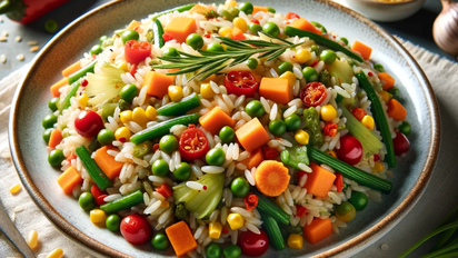 Arroz primavera integral: la receta fresca y colorida que sacia, nutre y cuida la piel