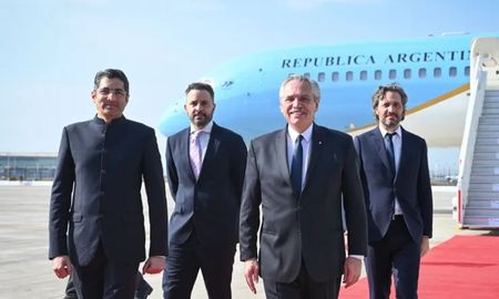 Alberto Fernández llegó a Nueva Delhi para la cumbre del G20 Alberto Fernández llegó a Nueva Delhi para la cumbre del G20