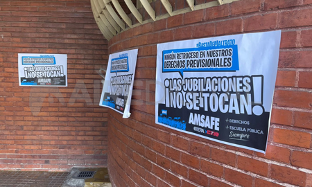 El pasado 5 de septiembre, Amsafé convocó a un paro contra la reforma jubilatoria en la provincia de Santa Fe. El pasado 5 de septiembre, Amsafé convocó a un paro contra la reforma jubilatoria en la provincia de Santa Fe.