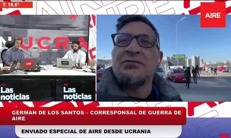 El enviado de AIRE a Ucrania, Germán de los Santos, en vivo desde Kiev, la ciudad asediada por el ejército ruso. El enviado de AIRE a Ucrania, Germán de los Santos, en vivo desde Kiev, la ciudad asediada por el ejército ruso.