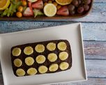 Torta de banana con chocolate. Torta de banana con chocolate.