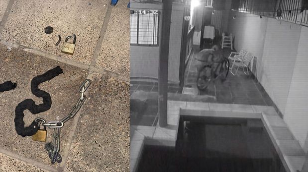 Imágenes de los robos en barrio María Selva de Santa Fe.
