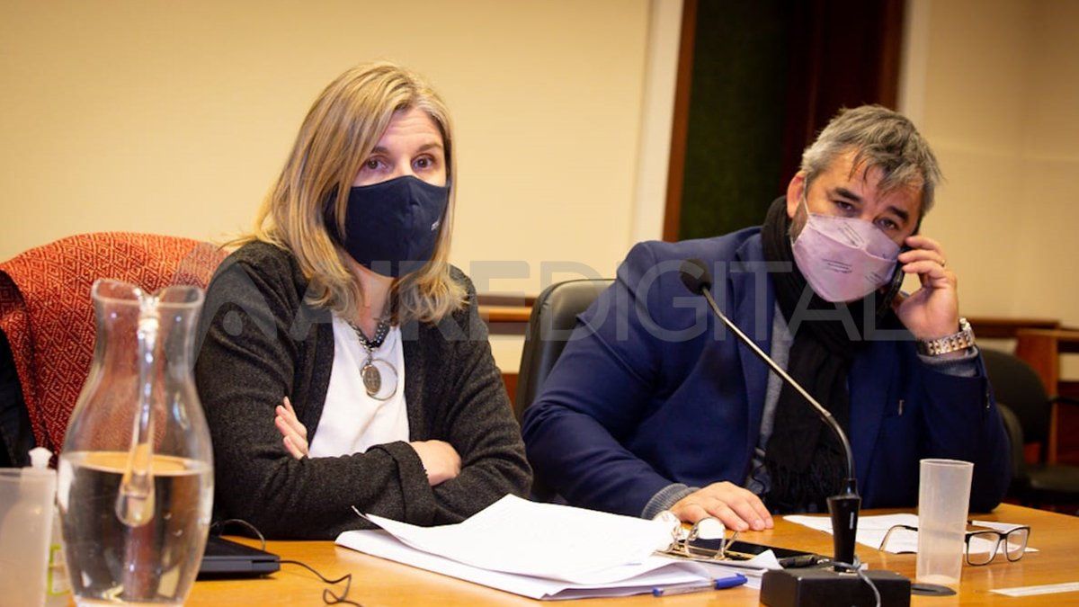 La prueba del caso es expuesta por la fiscal Ana Laura Gioria y su par, Andrés Marchi.