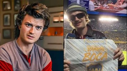 De Hawkins a la Bombonera: Joe Keery, estrella de Stranger Things, alentó a Boca en el clásico ante San Lorenzo