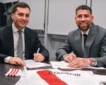 Otamendi selló su vínculo con River. Otamendi selló su vínculo con River.