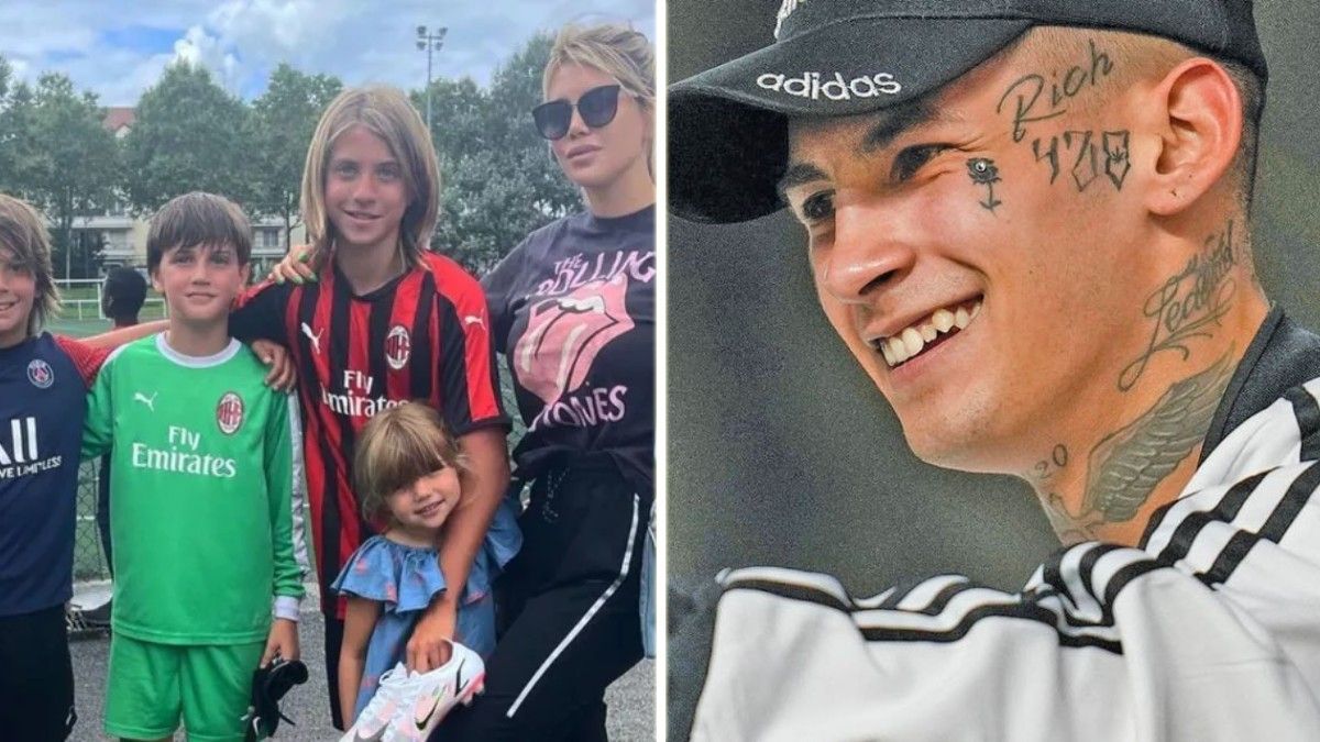 Revelaron que Wanda Nara le presentó sus hijos a L-Gante