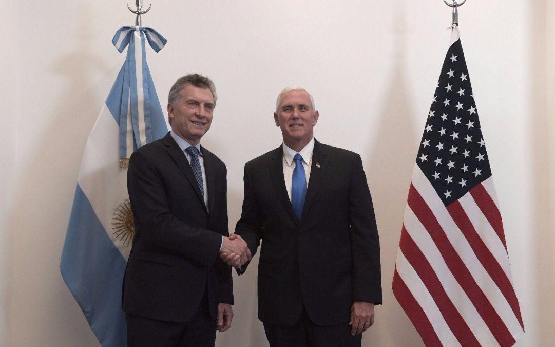 Mike Pence: “Argentina renace en lo económico y en lo político”
