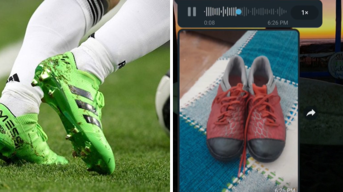 Hizo arreglar sus botines y un insólito error lo indigno.