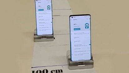Una prueba del sistema de carga inalámbrica a distancia desarrollado por Motorola