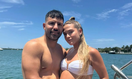 el kun agüero y sofia clazetti mostraron por primera vez a su hija olivia el kun agüero y sofia clazetti mostraron por primera vez a su hija olivia