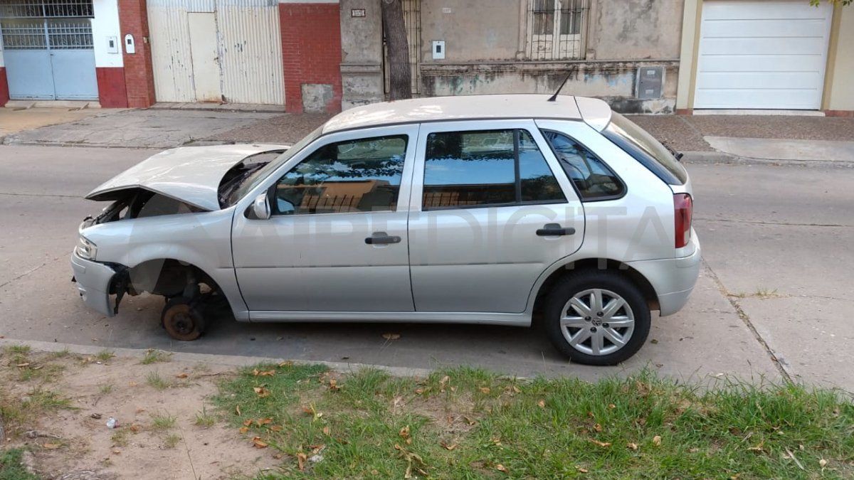 Barrio Roma: robaron la rueda de un auto&nbsp;