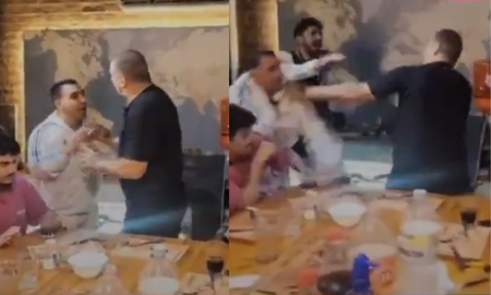 El Turco García se agarró a piñas en vivo con un invitado durante la transmisión de su programa. El Turco García se agarró a piñas en vivo con un invitado durante la transmisión de su programa.