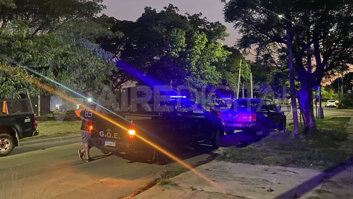 Los disturbios se registraron en inmediaciones del Centro Cultural y Deportivo Barrio El Pozo