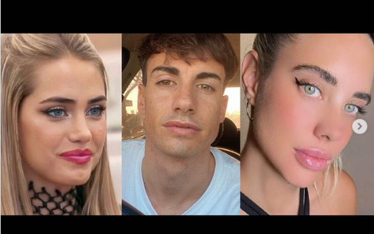 Alan y Sabrina de Gran Hermano junto a la supuesta novia de él. Alan y Sabrina de Gran Hermano junto a la supuesta novia de él.