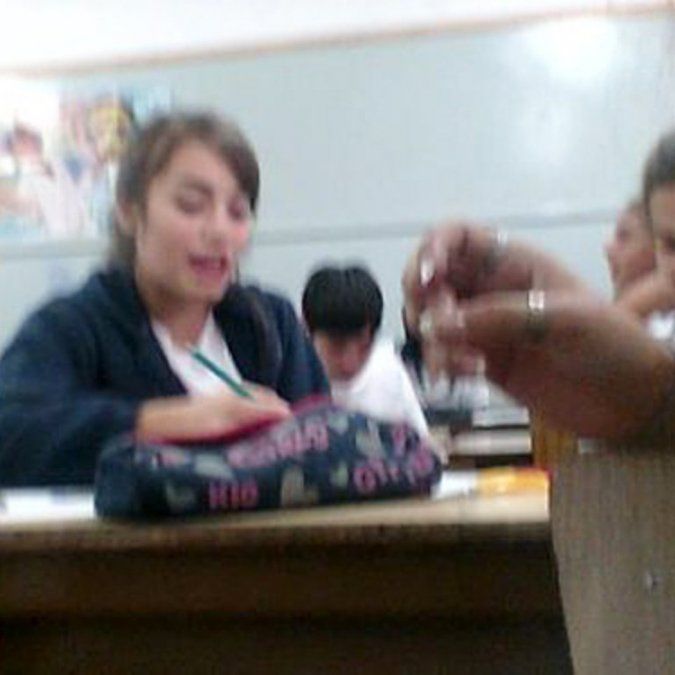 Una Lali adolescente.