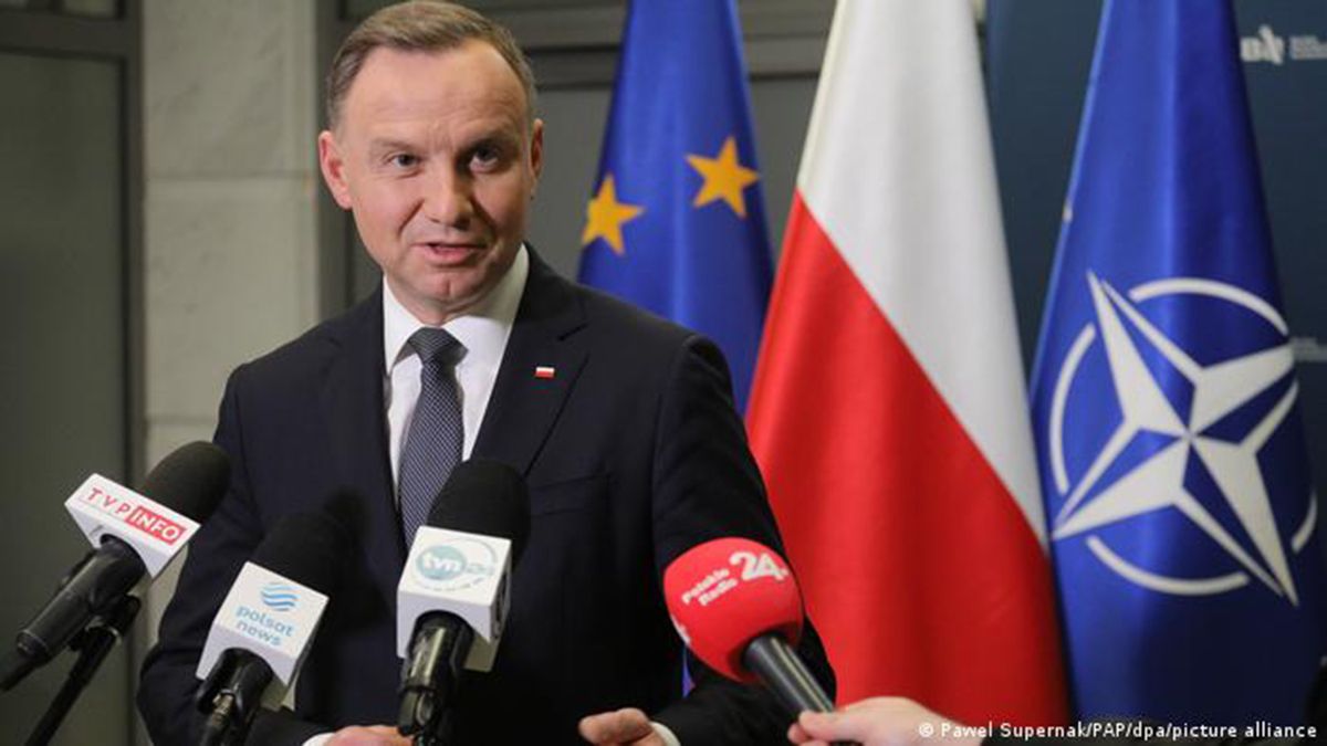 El presidente de Polonia, Andrzej Duda.