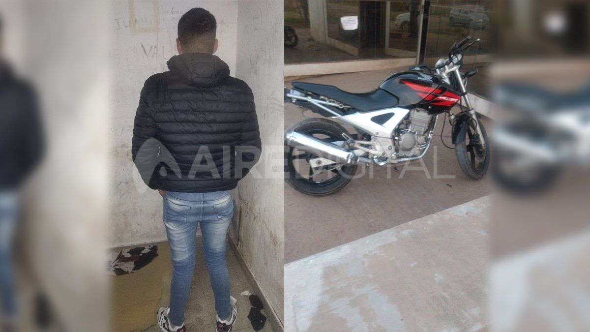 El joven de 22 a&ntilde;os fue aprehendido por intentar vender una moto robada por facebook