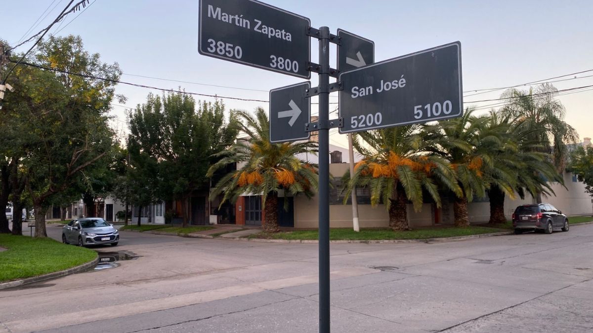 El accidente en barrio Schneider ocurrió en Martín Zapata al 3800.
