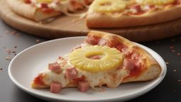 altText(Pizza de ananá y jamón: receta fácil con 5 ingredientes y lista en 30 minutos)}