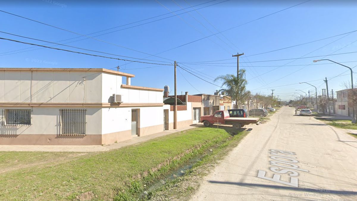 La vivienda de la joven está ubicada en Espora 4500