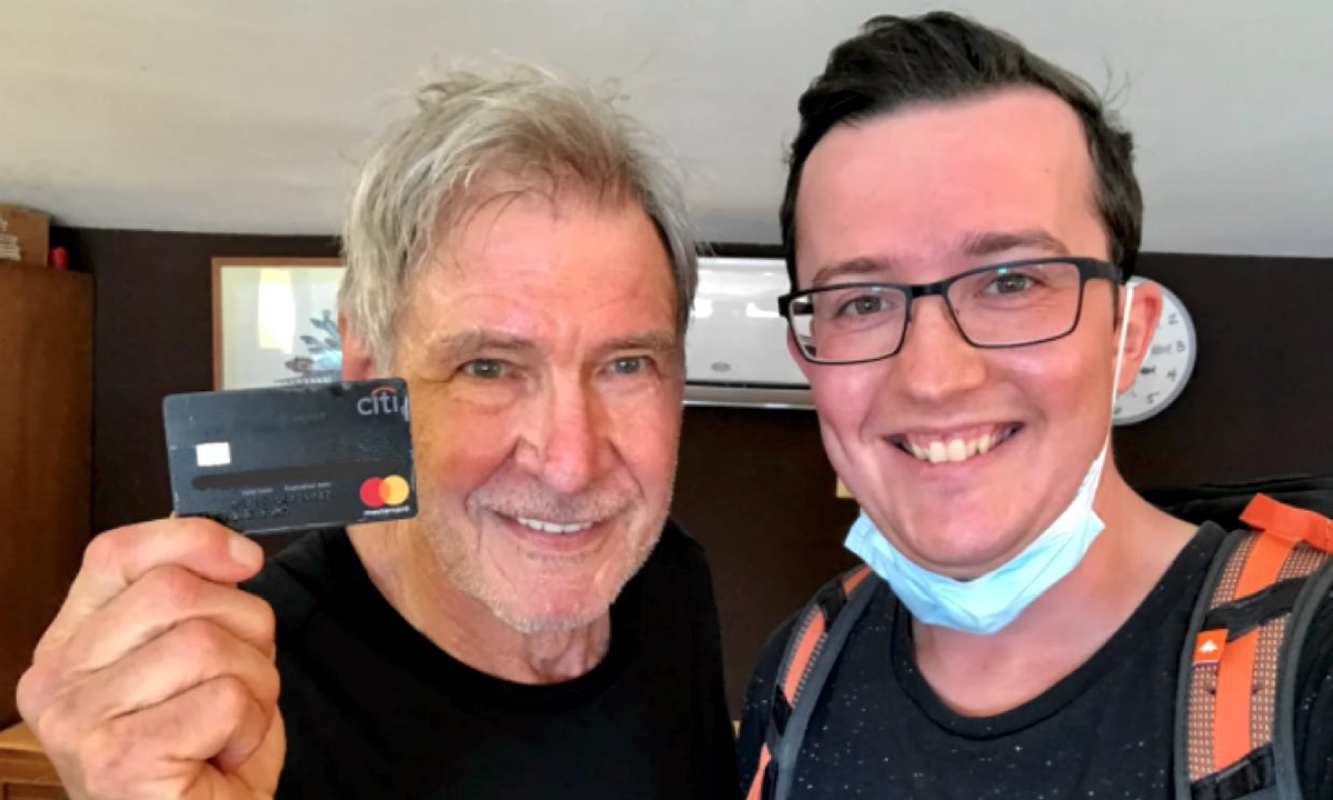 El&nbsp;actor&nbsp;estadounidense&nbsp;Harrison Ford, perdi&oacute; su tarjeta de cr&eacute;dito pero logr&oacute; recuperarla de la manera menos inesperada: gracias a la ayuda de un turista alem&aacute;n.