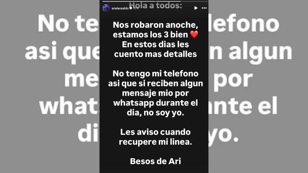 Big Ari de Gran Hermano compartió con sus fans la dolorosa experiencia que sufrió junto a su familia. Big Ari de Gran Hermano compartió con sus fans la dolorosa experiencia que sufrió junto a su familia. 