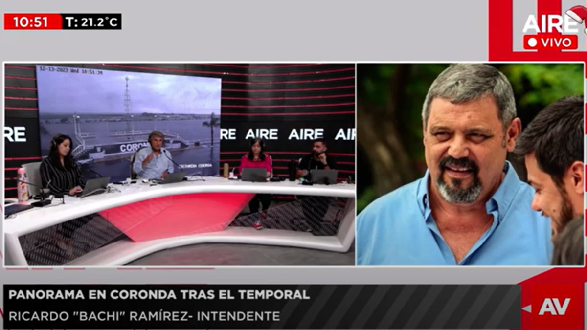 La ciudad de Coronda sufre las consecuencias de la tormenta que se posó sobre la región.&nbsp;