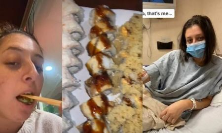 Todo lo que puedas comer: fue a un sushi libre, se excedió y terminó internada en un hospital Todo lo que puedas comer: fue a un sushi libre, se excedió y terminó internada en un hospital