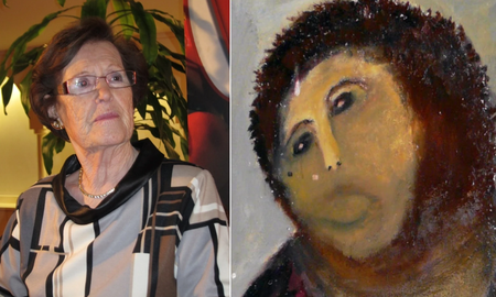 Murió Cecilia Giménez, autora de la famosa restauración del Ecce Homo de Borja Murió Cecilia Giménez, autora de la famosa restauración del Ecce Homo de Borja