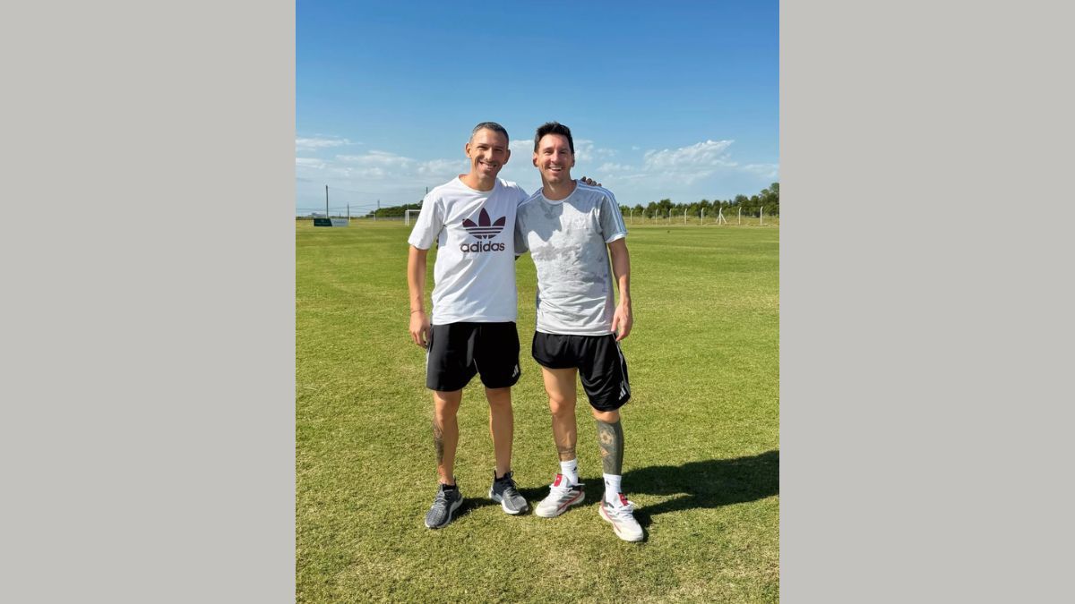 Lionel Messi se reunió este lunes con Maxi Rodríguez (Foto: IG/@maxirodriguez11oficial). Lionel Messi se reunió este lunes con Maxi Rodríguez (Foto: IG/@maxirodriguez11oficial).