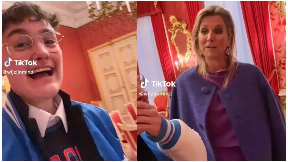 Cometió un imperdonable error delante de la reina Máxima