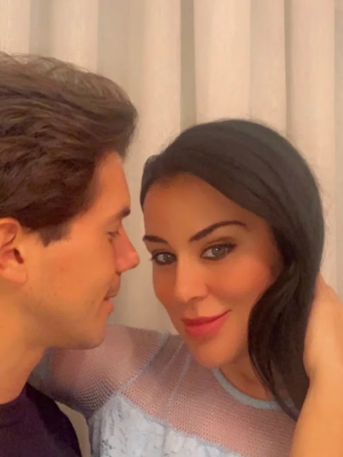 Axel Caniggia y su novia Nieves. Axel Caniggia y su novia Nieves. 