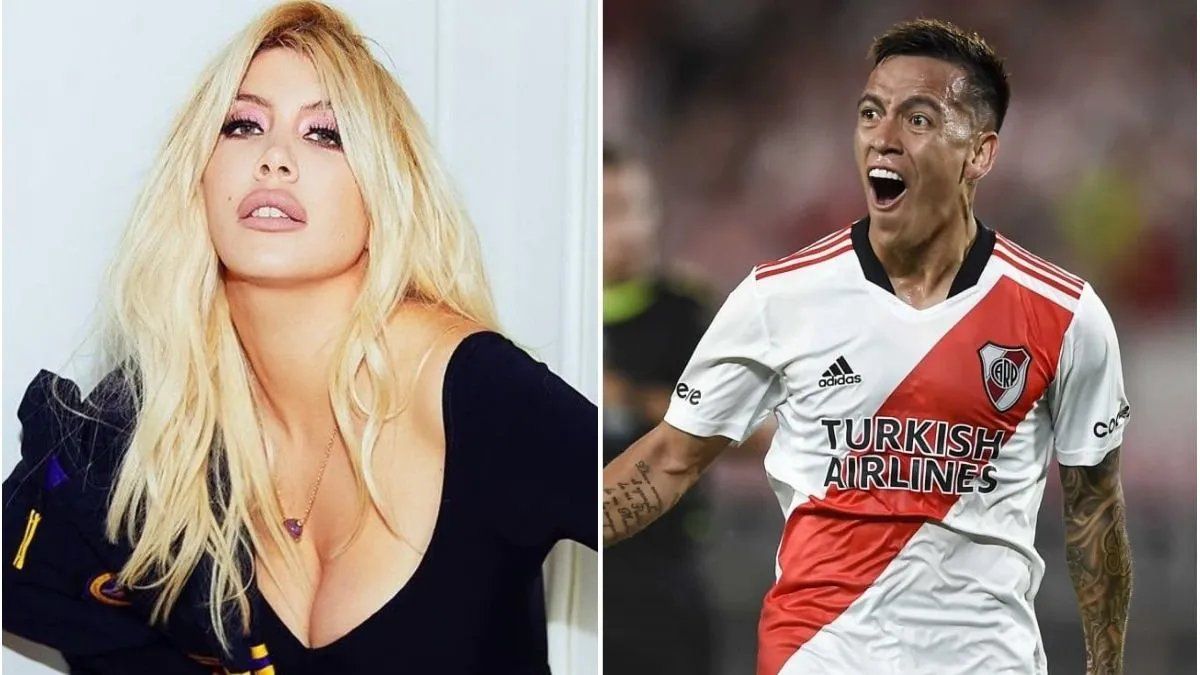 Escrachan y filtran los chats privados de un jugador de River con Wanda Nara