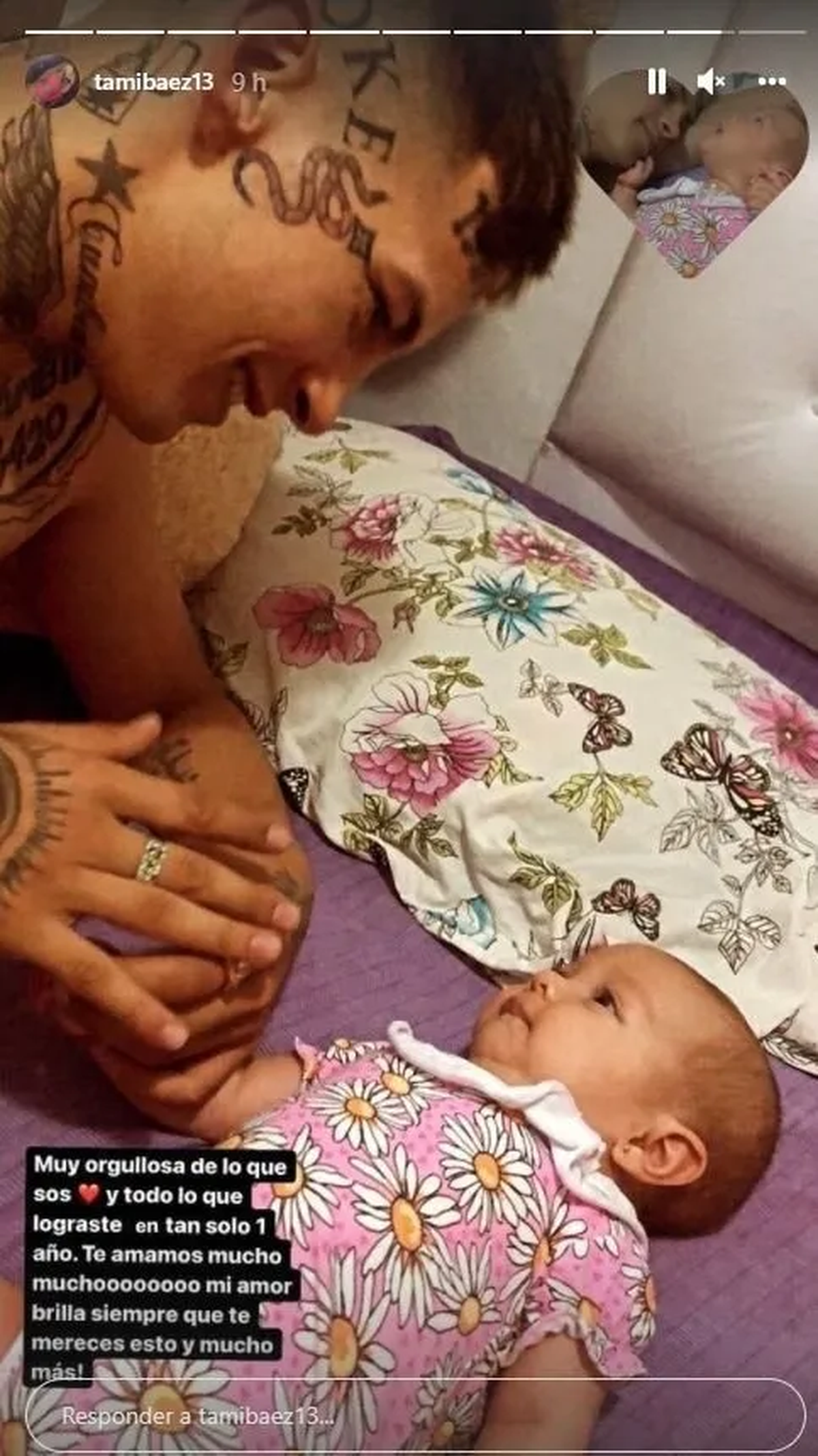 Tamara Ba&eacute;z, orgullosa de L-Gante.