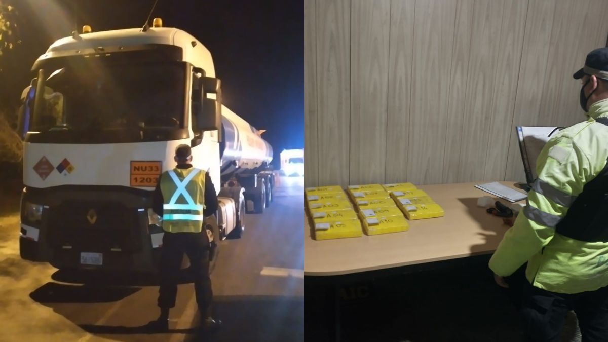 Camionero cocaína ruta 34 Ceres